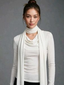 Chic White Long Sleeve Wrap Top
