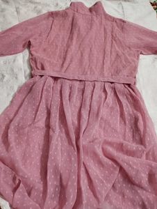 cute pink short dress