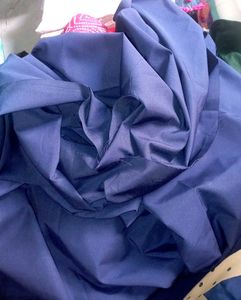 Navy Blue Dress Material Fabric