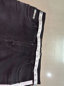 Men's Black Jeans with Side Stripe
