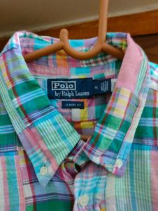 NEW Polo Ralph Lauren Patchwork Shirt