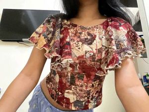 Bohemian crop top