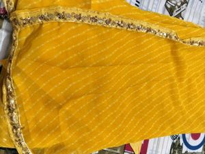 Lehriya Saree with blouse