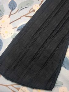 Chic Black Ruched Square Neck Top