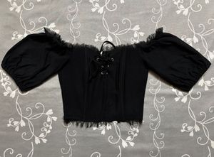 FOREVER 21 Off-Shoulder Corset Top