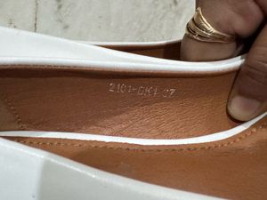 White Tory Burch Heels