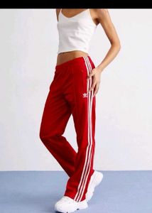 Adidas Red Track Pants Original