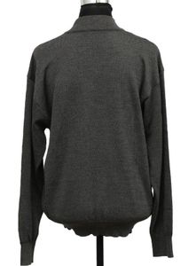 Men's Grey Turtleneck Sweater