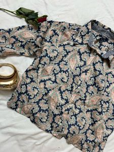 Patterned Long Sleeve Shirt