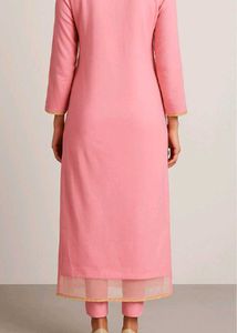 Pink &amp; Gold Embellished Kurti
