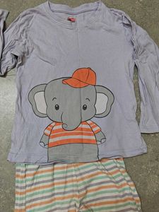 2 Sets Cute Mickey &amp; Elephant Pajama
