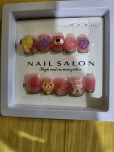 Cute Cartoon Nail Set