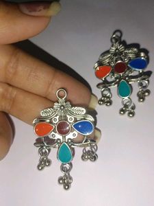 combo Boho Multi-Color Stone Earrings