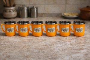 Set of Six coffee Tea Mugs All colour available