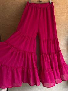 Vibrant Pink Sharara pants