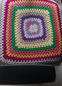 Handmade Crochet Seat Cover/Table Mat/Thaalposh
