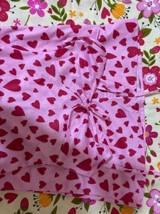 Cute Pink Heart Print Dress 💗🎀🌸