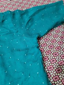 Teal Polka Dot Dress