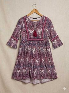 Boho Paisley Print dress
