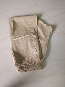 Beige Palazzo Pants