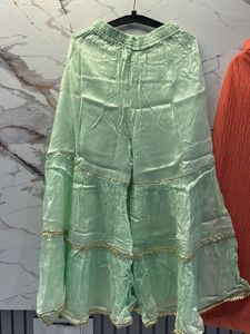 Choose any one -  Mint Green and Orange Pants Set