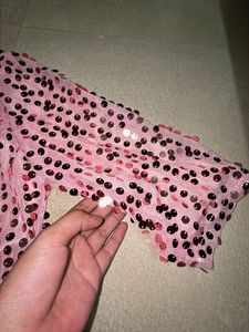Sparkly Pink Sequin Top