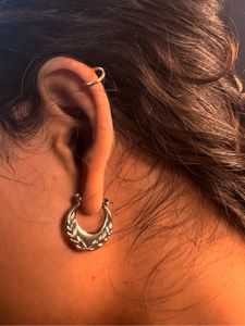 Assorted Silver Hoop Earring 1