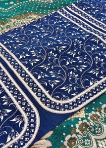 Blue Floral Sofa Cover