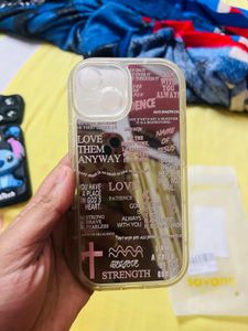 Clear Phone Case with Christian Quotes