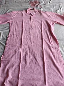 Pink Cotton Kurta - Casual Comfort