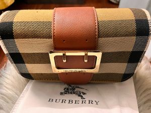 Burberry Dupe Check Clutch Bag