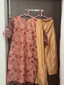 new Floral Kurta Set with Dupatta for M &amp;L