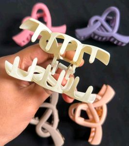 Cute Heart Hair Claw Clips (Set of 7)