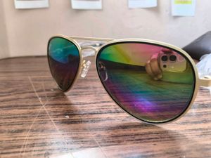 Ray-Ban Rainbow Aviators Sunglasses With Free Box