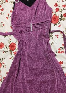 BUY 1 GET FREE 🔥Sparkling Purple Party Dres