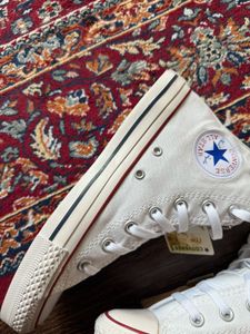 Classic White Converse High Tops