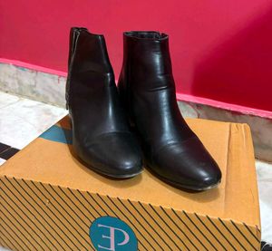 Black Heeled Ankle Boots