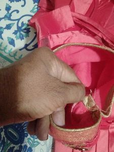 Elegant Pink Ethnic Gown with Embellishment