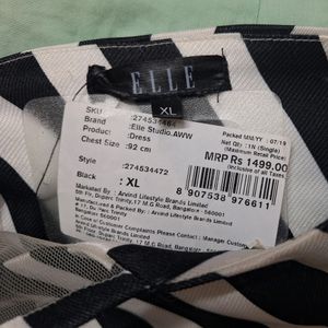 ELLE Striped Mini Dress