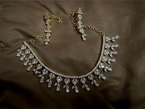 American Diamonds Engraved Dazzling Set