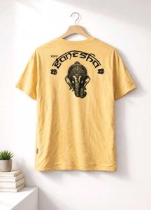 🟡 GANESHA GRAPHIC TEE – Bold. Spiritual.