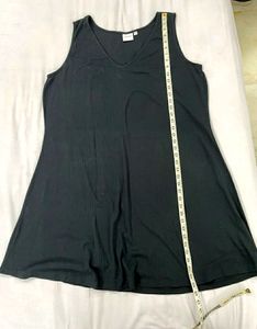 JUNAROSE BLACK A-LINE DRESS
