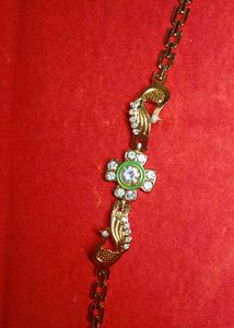 2 Vintage Gold Tone Bracelets