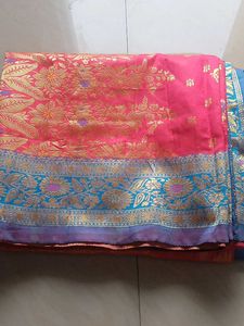 Fancy And Beautiful Saree.. Kanjivaram Silk Saree.