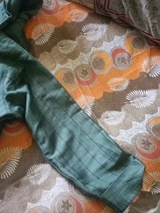 Elegant Striped Kurta with Embellishments