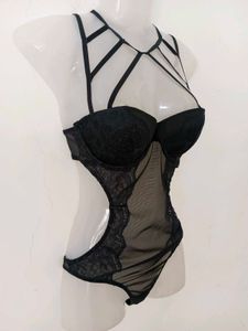 Lace &amp; Mesh Bodysuit