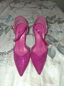🎀Imported🎀Sparkling Pink Stiletto Heels