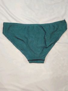 No Boundaries Black And Teal Fishnet Bikini Set