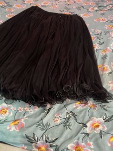 Black Tulle Maxi Skirt