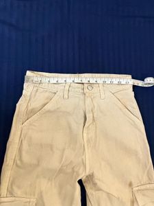 Cream Cargo Pants